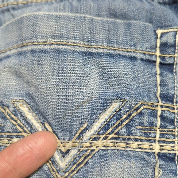 BKE Jeans Men's 31L Fits 29x32 Blue Aiden Bootcut Denim - Picture 4 of 15